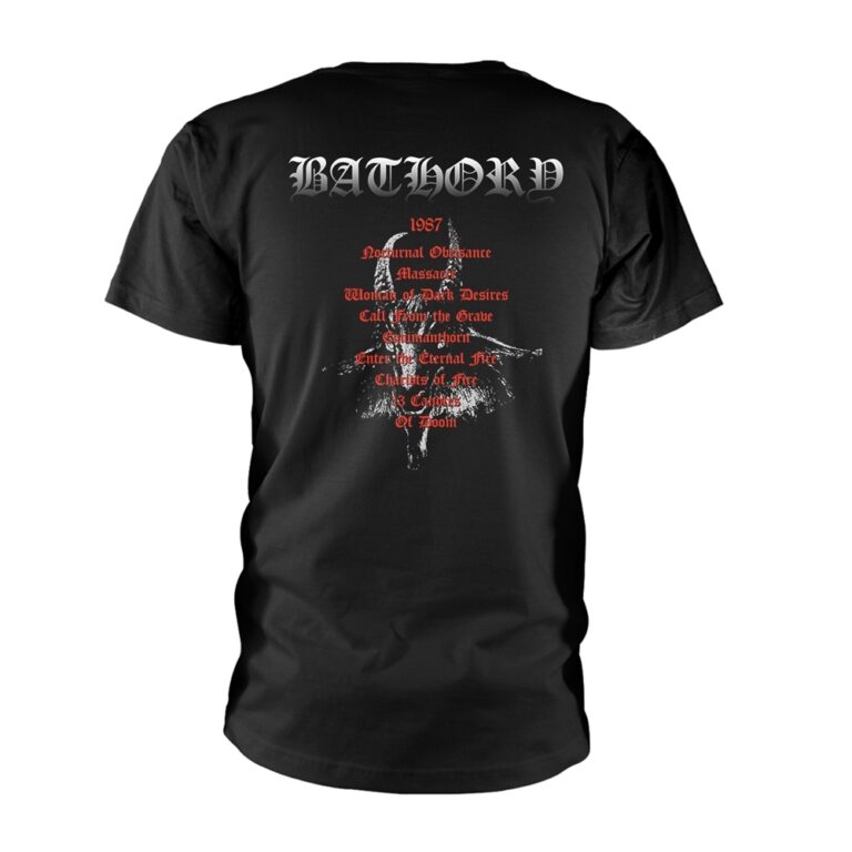 Bathory – Under The Sign Of The Black Mark Front / Back Print T-Shirt
