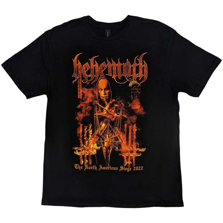 Behemoth North American Tour ’22 Puppet Master Black Back Print T-Shirt