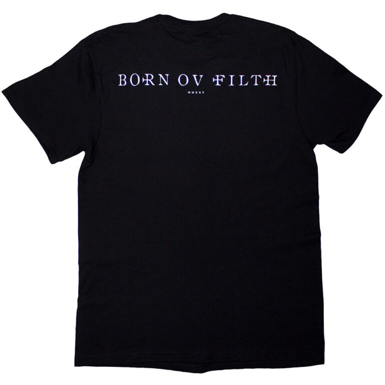 Behemoth The Shit Ov God Parchment Black Back Print T-Shirt