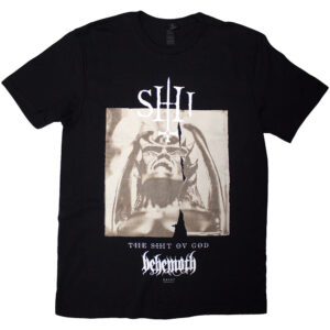 Behemoth The Shit Ov God Parchment Black Back Print T-Shirt