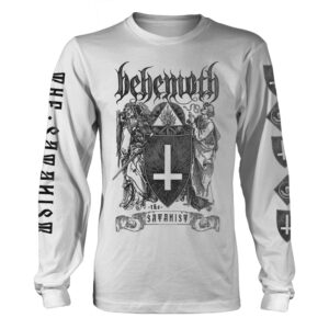 Behemoth - The Satanist (white) Long Sleeved T-Shirt