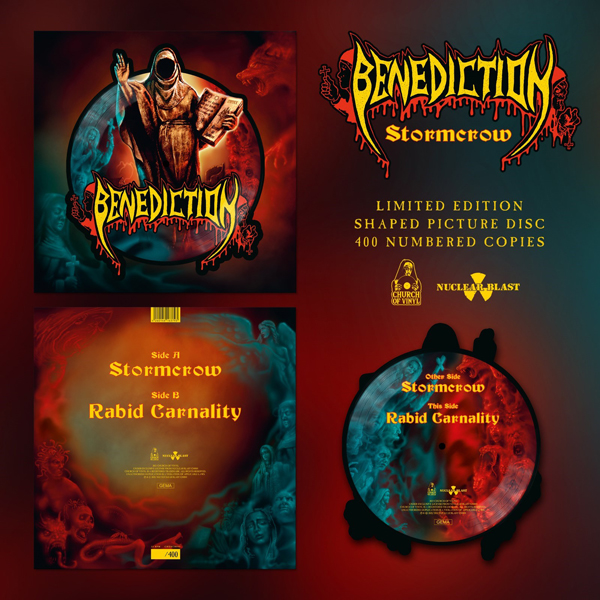 Benediction – STORMCROW (SHAPED PICTURE DISC) Vinyl 12″ Picture Disc