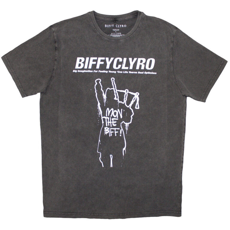 Biffy Clyro Big Imagination Charcoal Grey T-Shirt