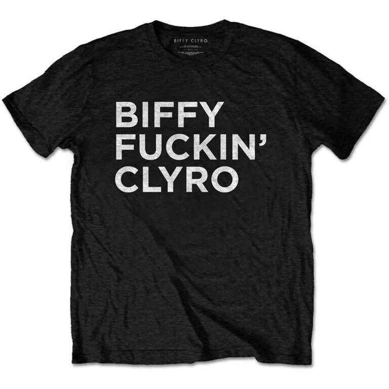Biffy Clyro Biffy Fucking Clyro Black T-Shirt