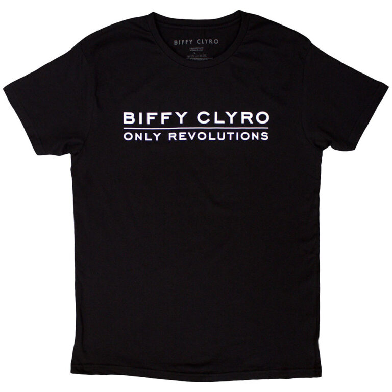 Biffy Clyro Only Revolutions Black T-Shirt