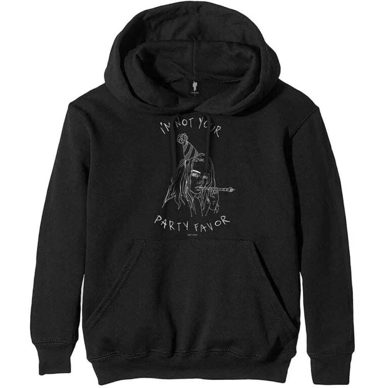 Billie Eilish Party Favor Black Pullover Hoodie