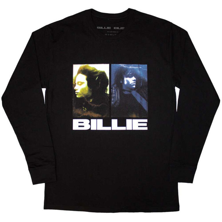 Billie Eilish Underwater Black Long Sleeve T-Shirt