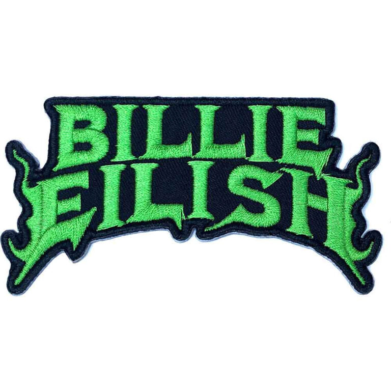 Billie Eilish Flame Green Green Patch