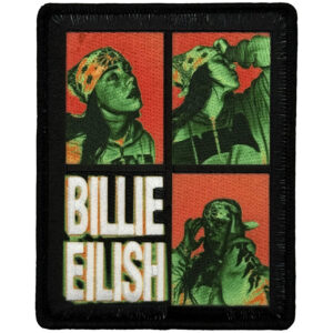 Billie Eilish 3 Photo Logo Woven Patch