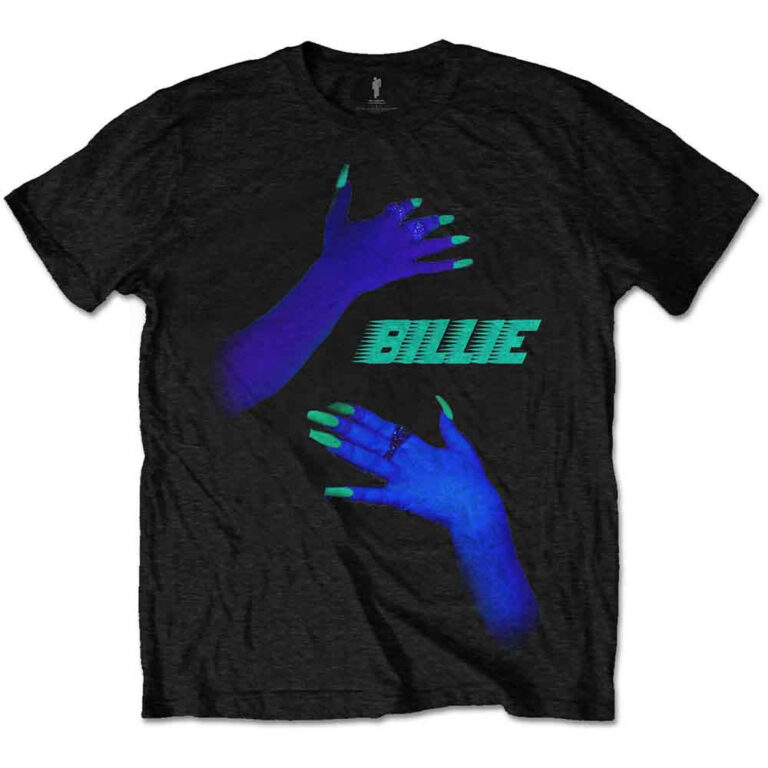 Billie Eilish Hug Black T-Shirt