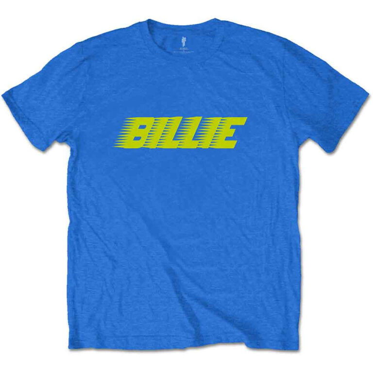 Billie Eilish Racer Logo Mid Blue T-Shirt