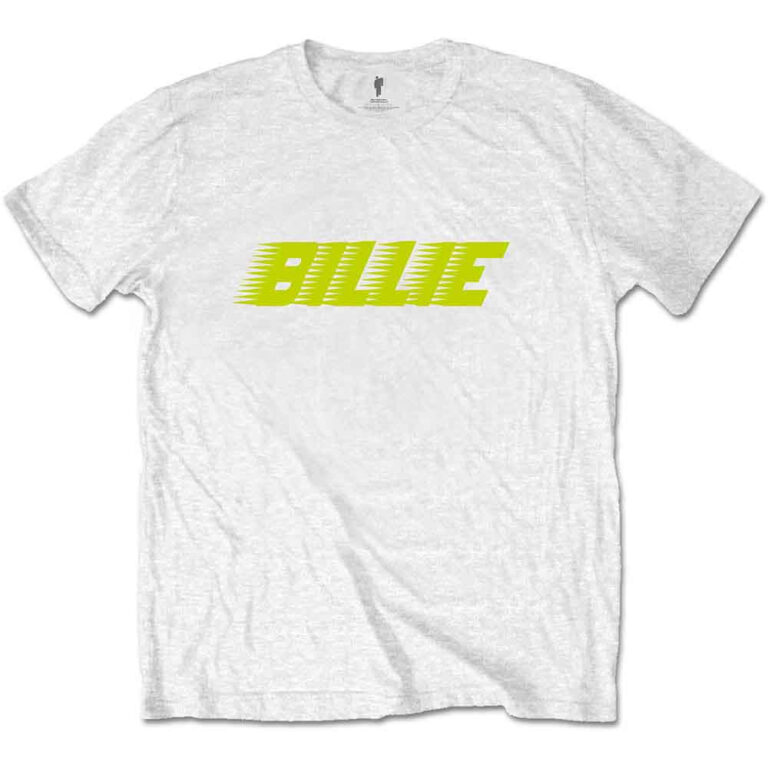 Billie Eilish Racer Logo White T-Shirt
