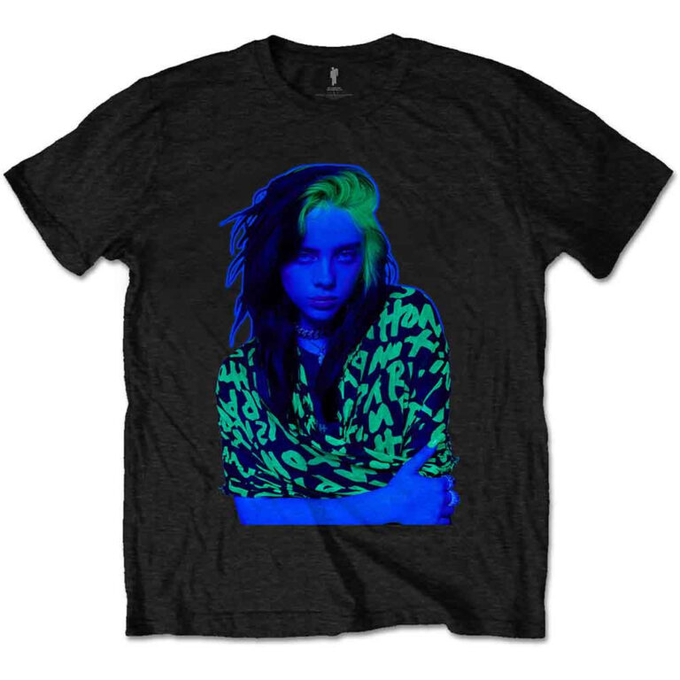 Billie Eilish Press Photo Black T-Shirt
