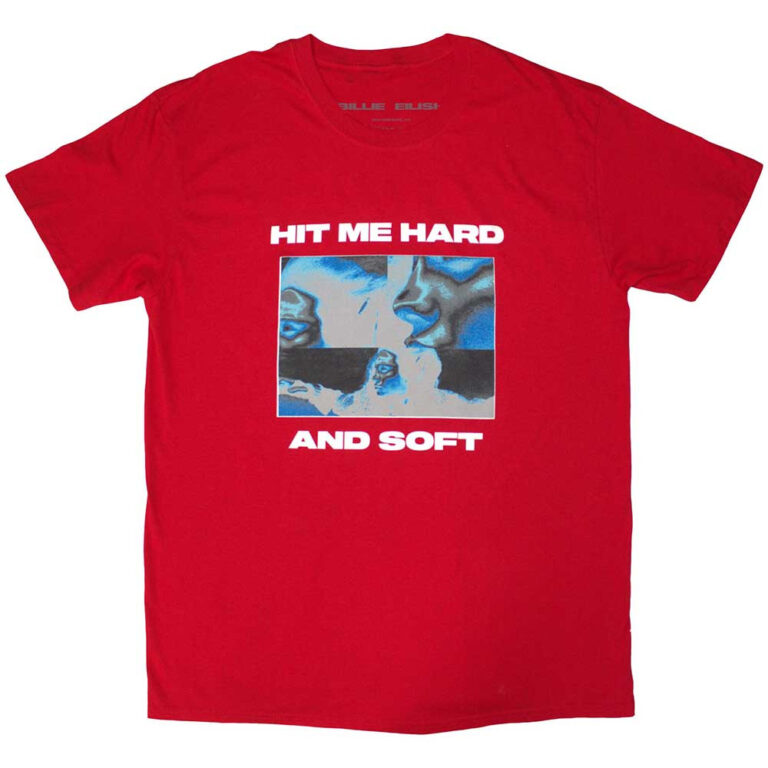 Billie Eilish Hit Me Hard And Soft Negative Red T-Shirt