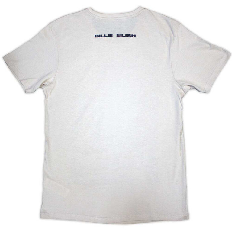 Billie Eilish Hit Me Hard And Soft Falling Natural Back Print T-Shirt