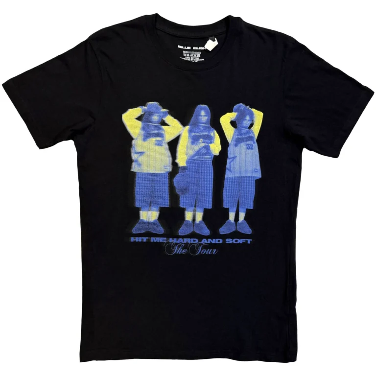 Billie Eilish Blurred Stand Black T-Shirt