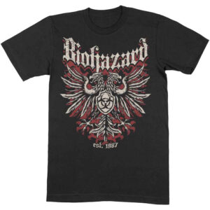 Biohazard Crest Black T-Shirt