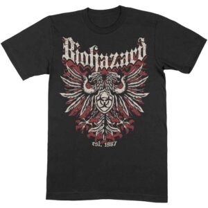 Biohazard Crest Black T-Shirt