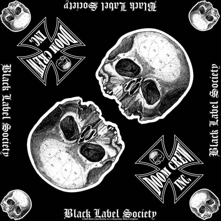 Black Label Society Doom Crew Black Bandana