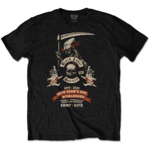 Black Label Society New Years Eve Black Back Print T-Shirt