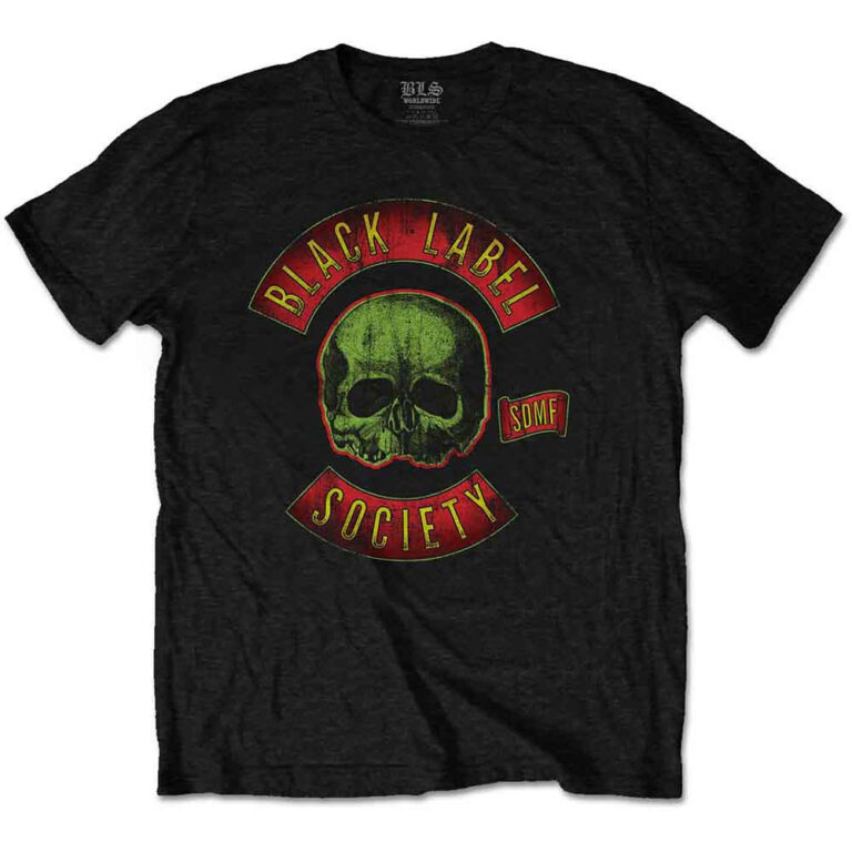 Black Label Society Skull Logo Colour T-Shirt