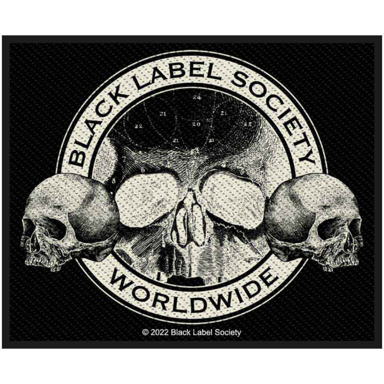 Black Label Society Skulls Patch