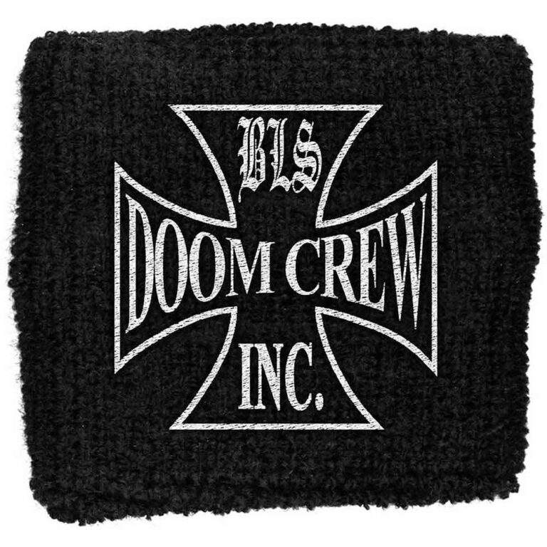 Black Label Society Embroidered Wristband: Doom Crew Embroidered Wristband