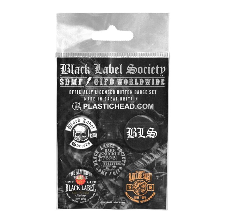 Black Label Society – BLACK LABEL SOCIETY BUTTON BADGE SET