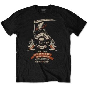 Black Label Society New Years Eve Black Back Print T-Shirt
