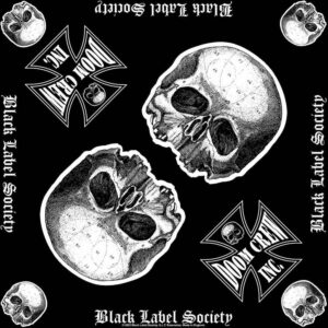 Black Label Society Unisex Doom Crew Black Bandana