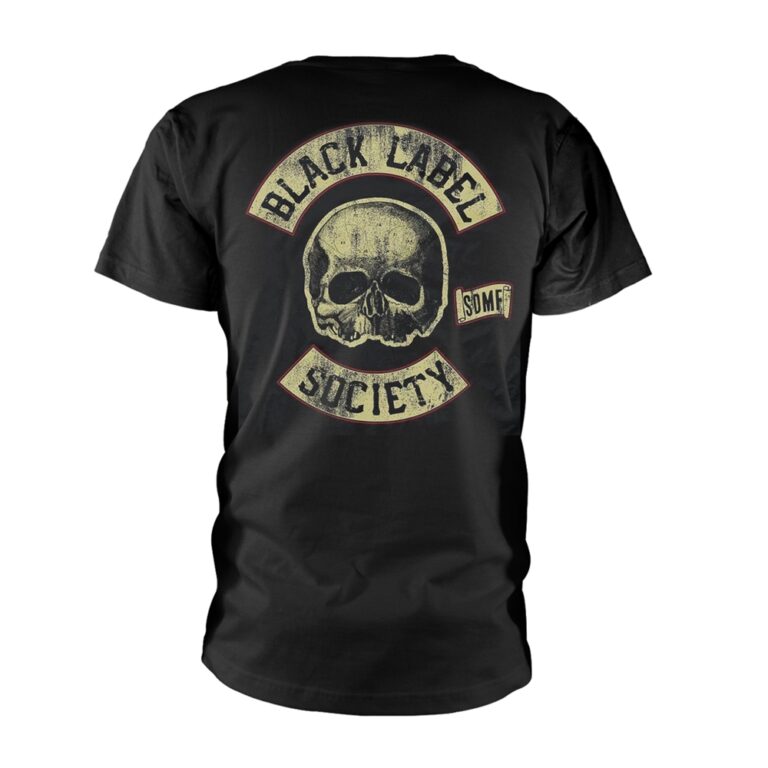 Black Label Society – Hell Riding Hot Rod Front / Back Print T-Shirt