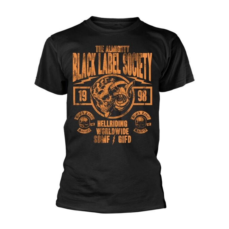 Black Label Society – Hell Riding Worldwide Front / Back Print T-Shirt