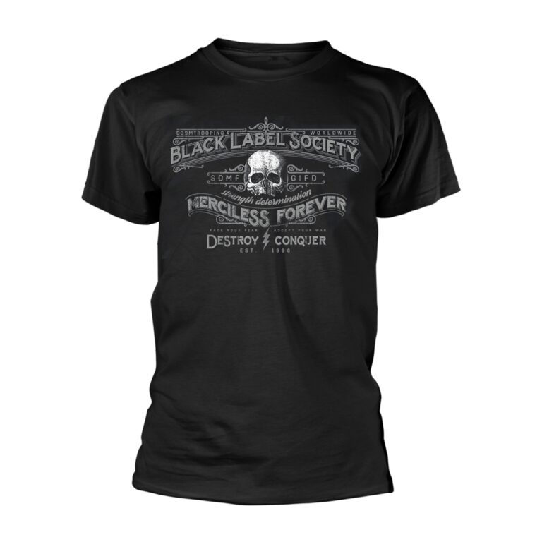 Black Label Society – Merciless Forever Front / Back Print T-Shirt