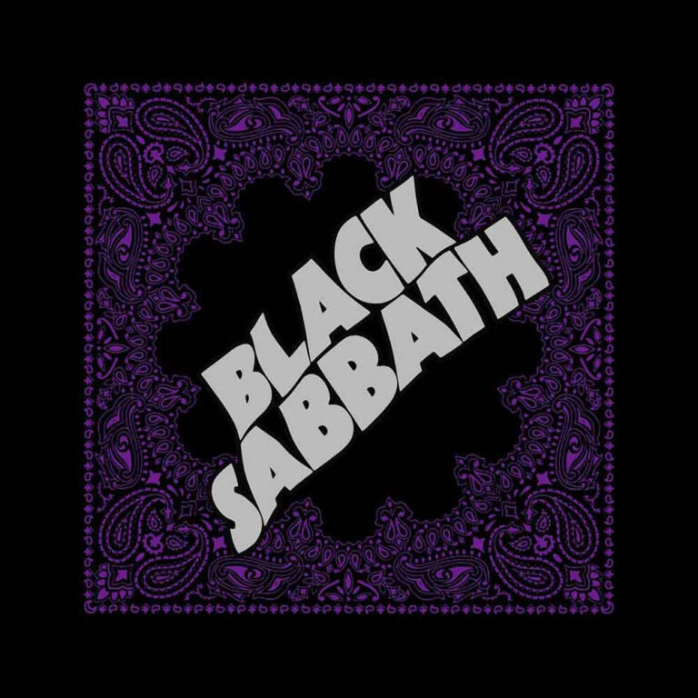 Black Sabbath Logo Black Bandana