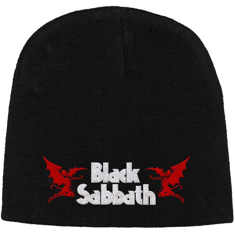 Black Sabbath Unisex Logo & Devils Black Beanie Hat