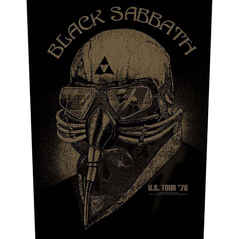 Black Sabbath US Tour 1978 Back Patch