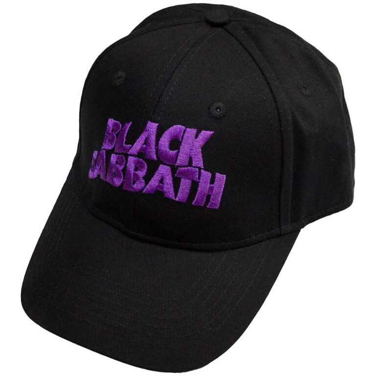 Black Sabbath Demon & Logo Black Baseball Cap