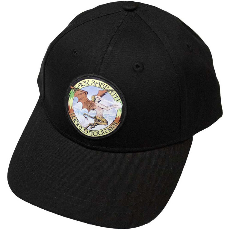 Black Sabbath World Tour 1978 Black Baseball Cap