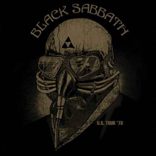 Black Sabbath US Tour 1978 Single Cork Coaster