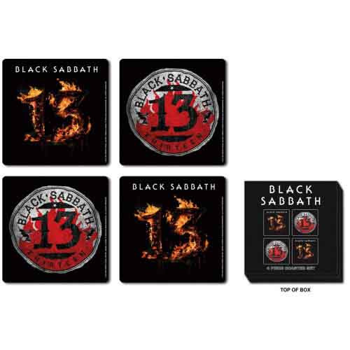 Black Sabbath 13 Coaster Set