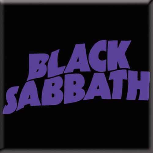 Black Sabbath Wavy Logo Fridge Magnet