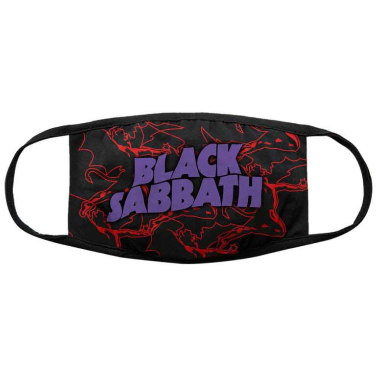 Black Sabbath Red Thunder V. 2 Black Face Mask
