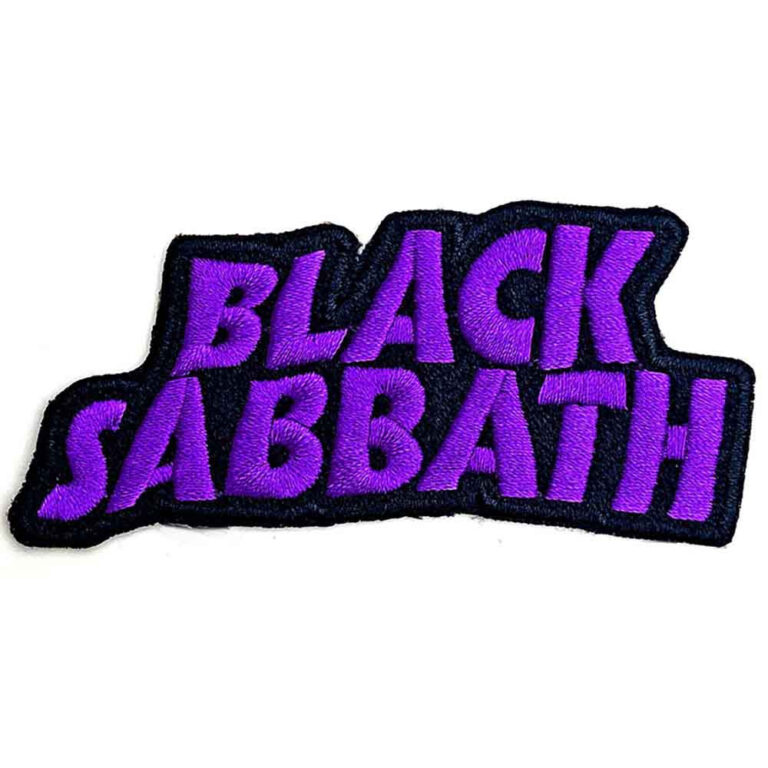 Black Sabbath Cut Out Wavy Logo Patch