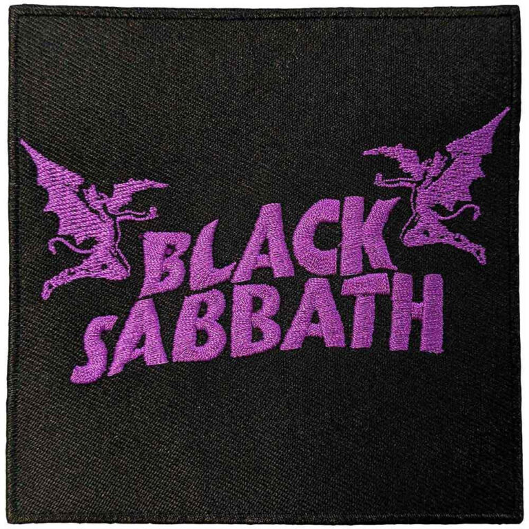 Black Sabbath Wavy Logo & Daemons Patch