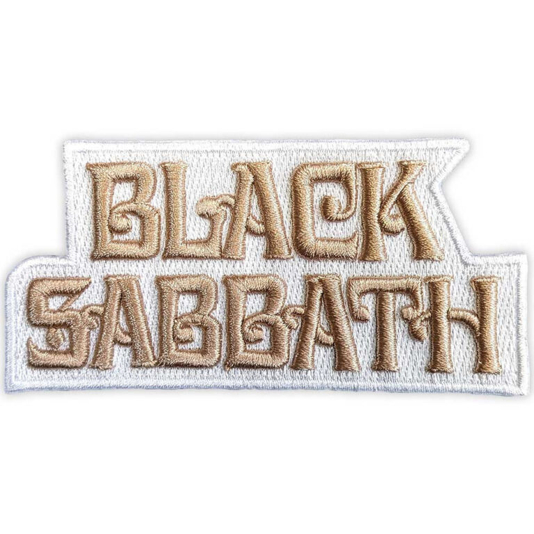 Black Sabbath Text Logo Patch