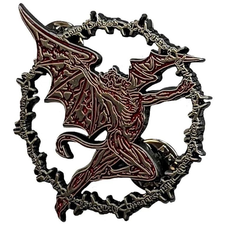 Black Sabbath Daemon Ring Pin Badge
