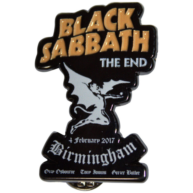 Black Sabbath The End Pin Badge