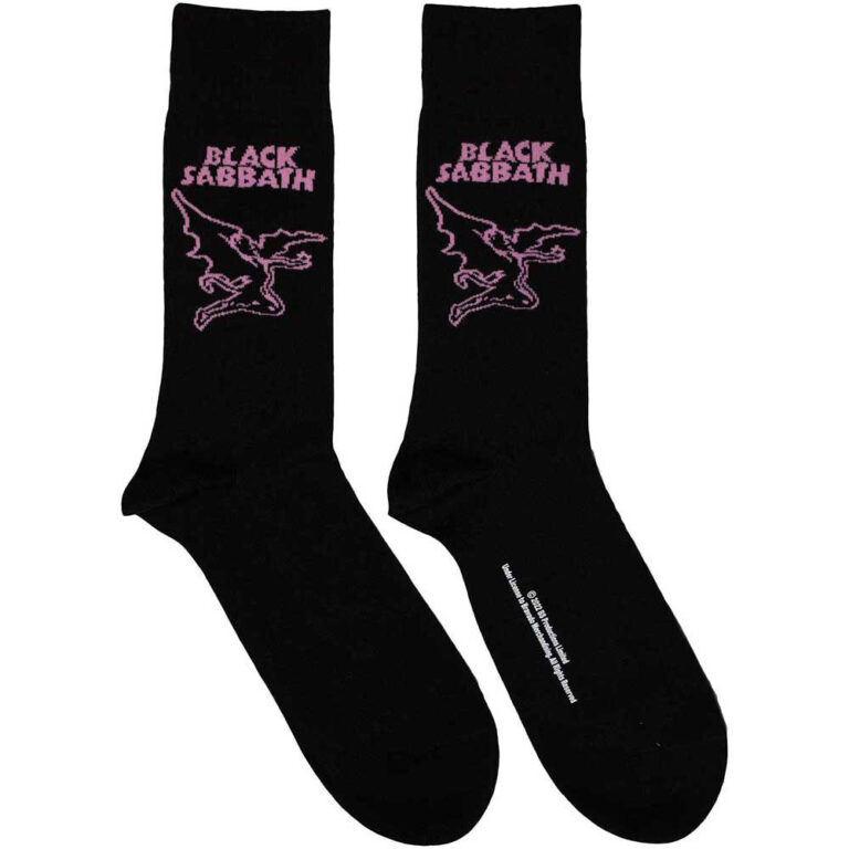 Black Sabbath Unisex Master Of The Universe Black UK Size 4 – 7 Socks