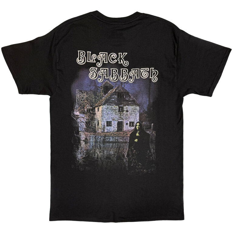 Black Sabbath Debut Album Black Back Print T-Shirt