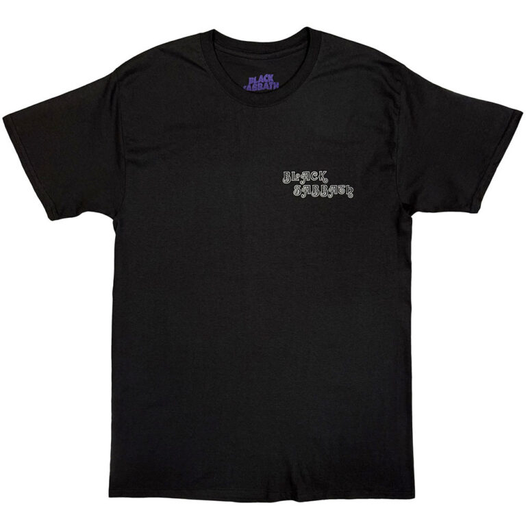 Black Sabbath Debut Album Black Back Print T-Shirt